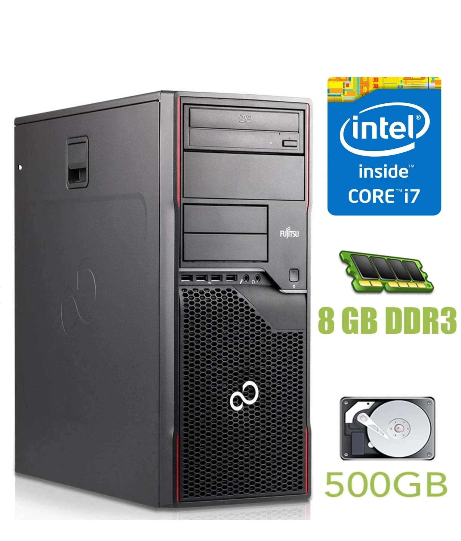 Used PC i7-2600 / 4GB / 500GB SATA HDD