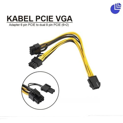 VGA 6PIN TO DUAL 8PIN CONVERTER