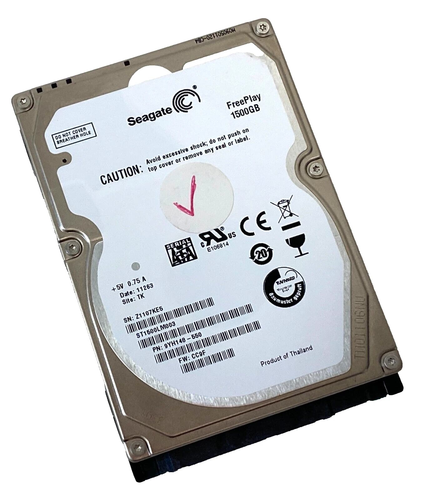 PC Hard Drive - 1.5 TB