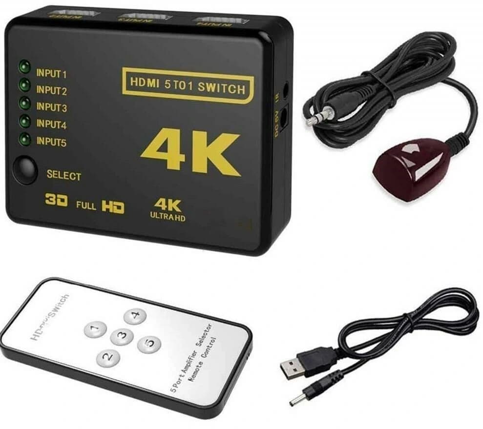 HDMI SWITCH - 5 PORT