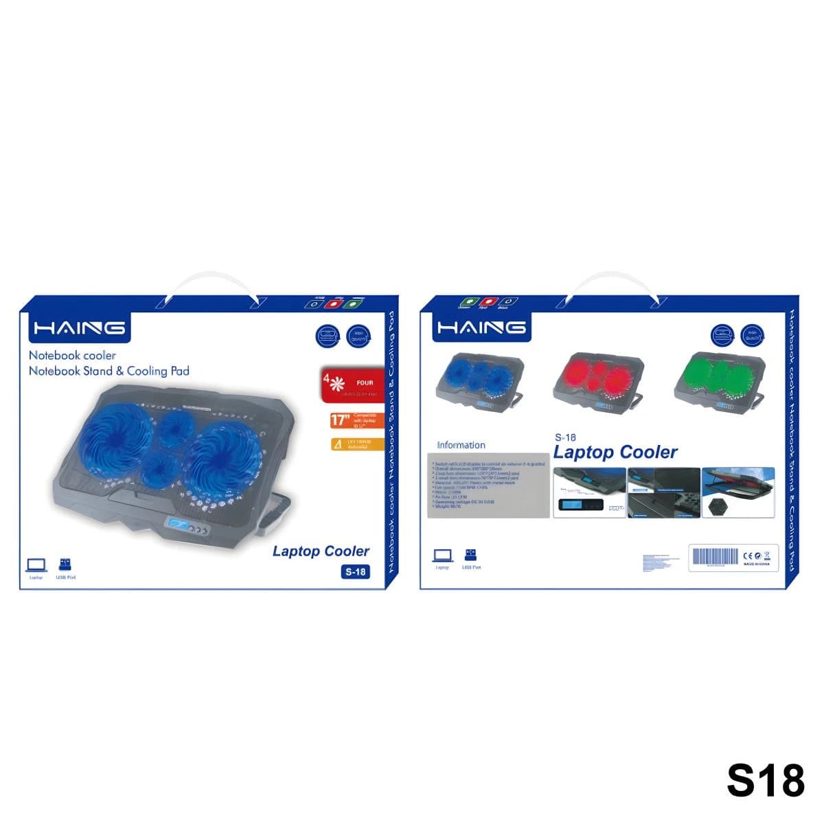 LAPTOP COOLING PAD S18