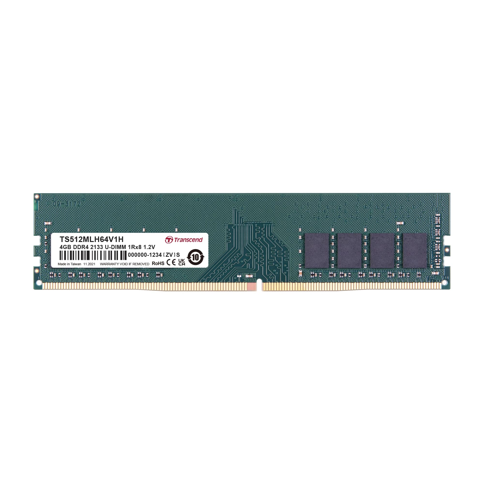 TANSCEND 4 GB DDR4 RAM - 01 Year Company Warranty