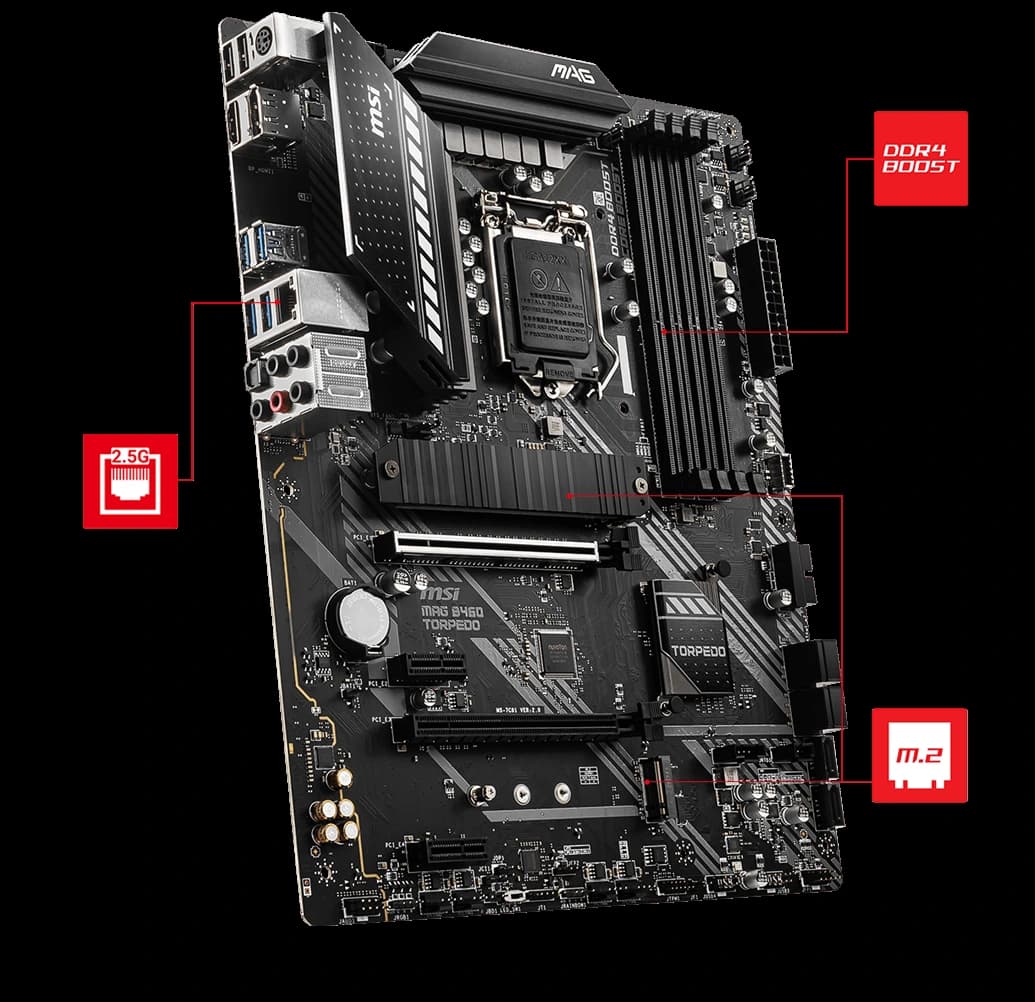 B460 DDR 4 ON BOARD M.2