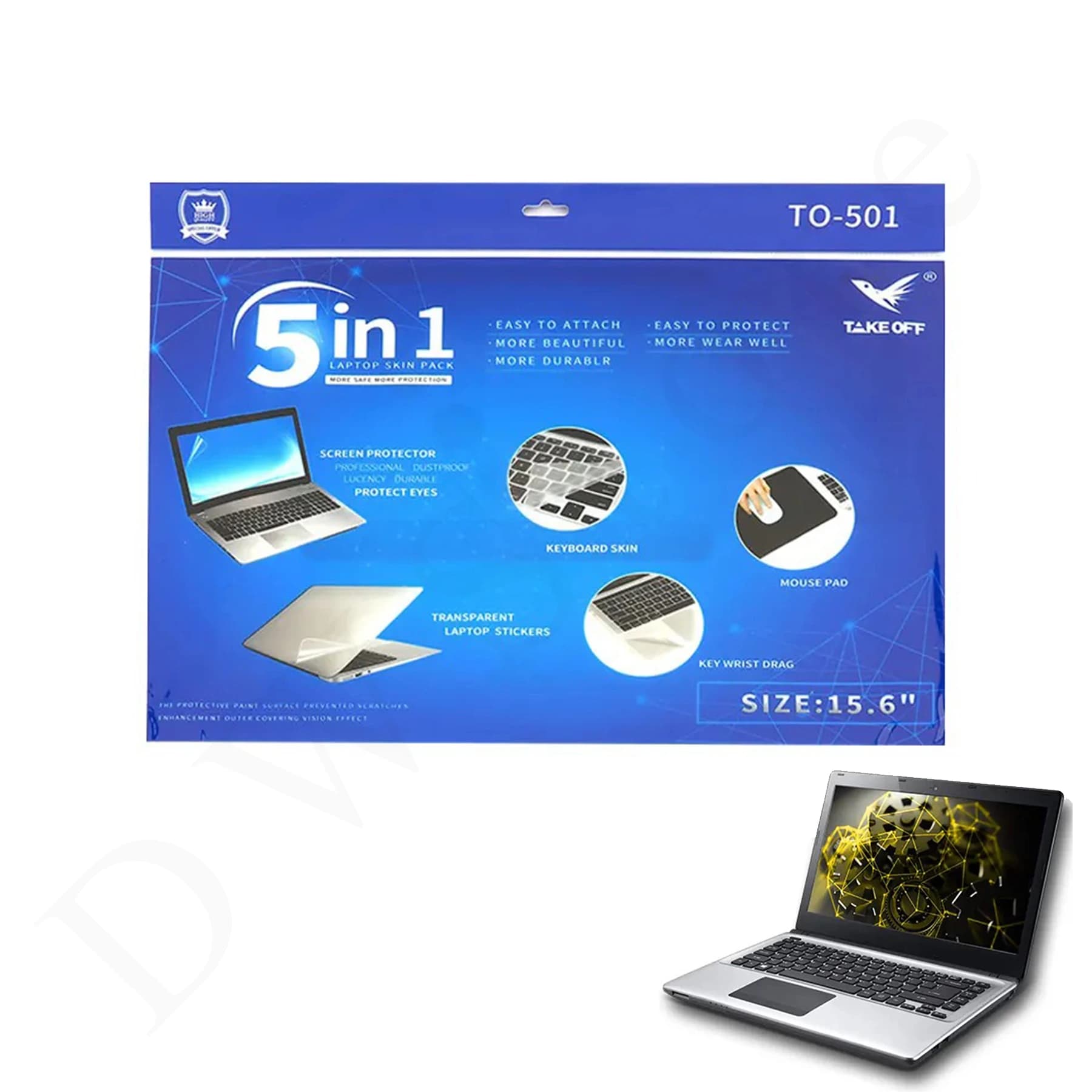 LAPTOP SKIN PACK 4 in 1 15.6"