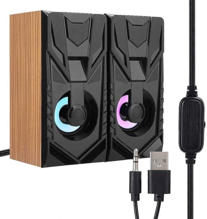 USB 2.0 MULTIMEDIA SPEAKER 2853 (COLORFUL COOL LIGHTS / USB)