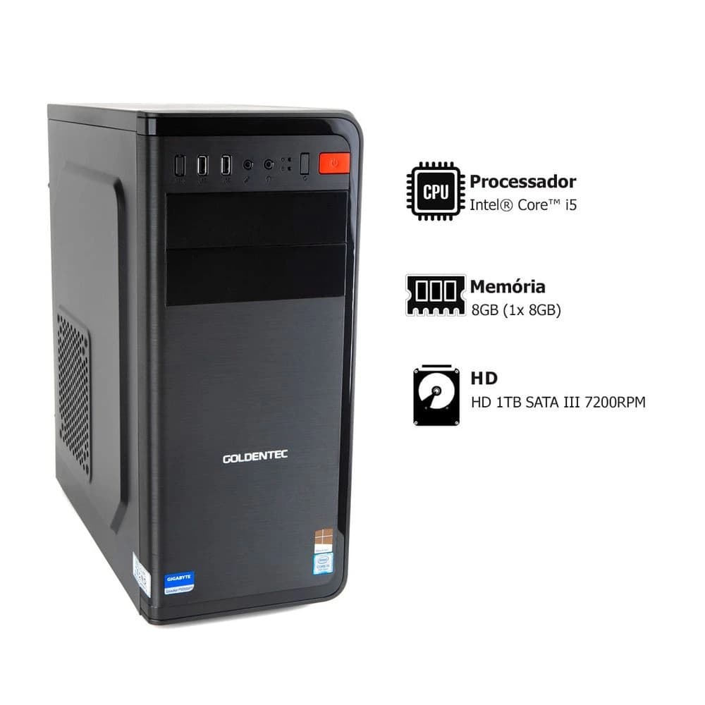 Used PC i5-7500 / 8GB DDR4 / 1TB SATA HDD