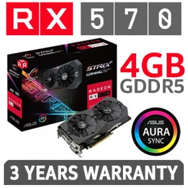 Graphics Card - 4 GB RX 570