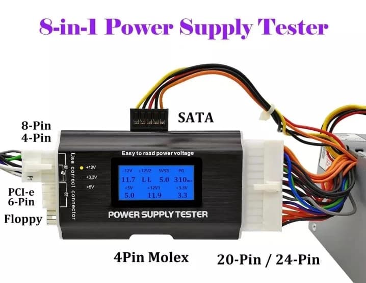 POWER SUPPLY TESTER DIGITAL