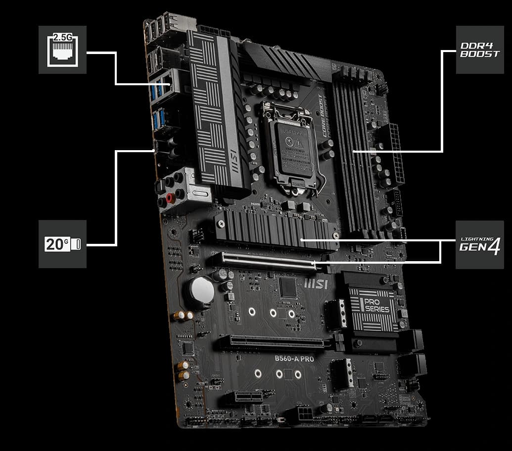 B560 DDR 4 ON BOARD M.2