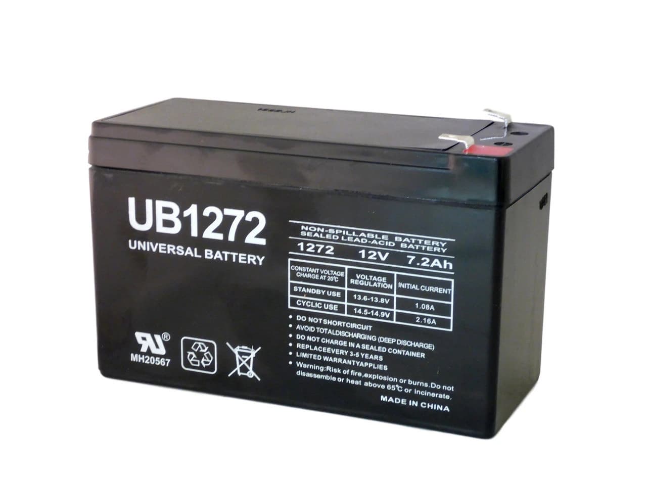 UPS BATTERY 12V 7.0Ah / 12V 7.2Ah