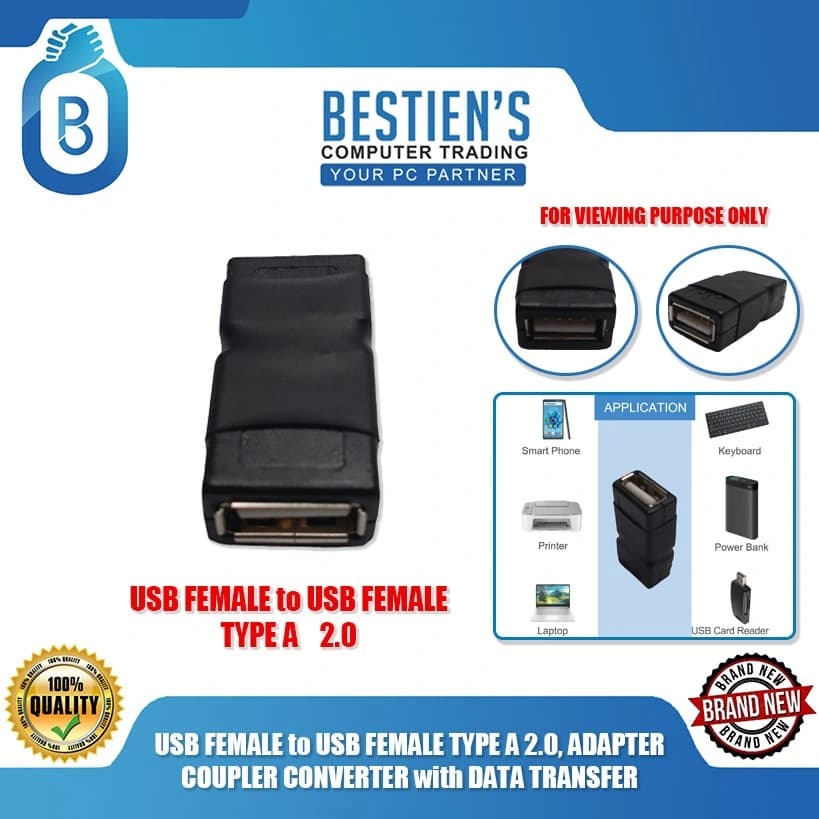 USB FEMALE TO FEMALE CONVERTER
