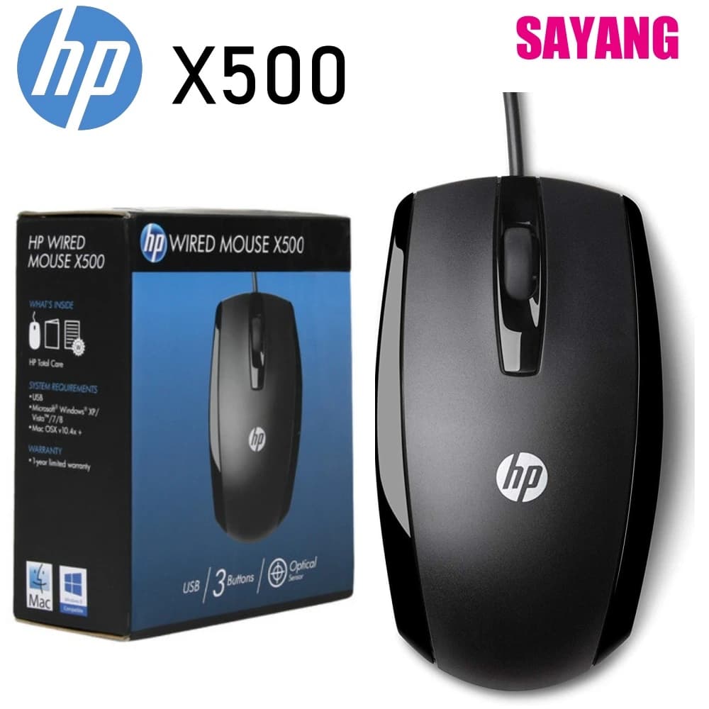 USB MOUSE X500 HP