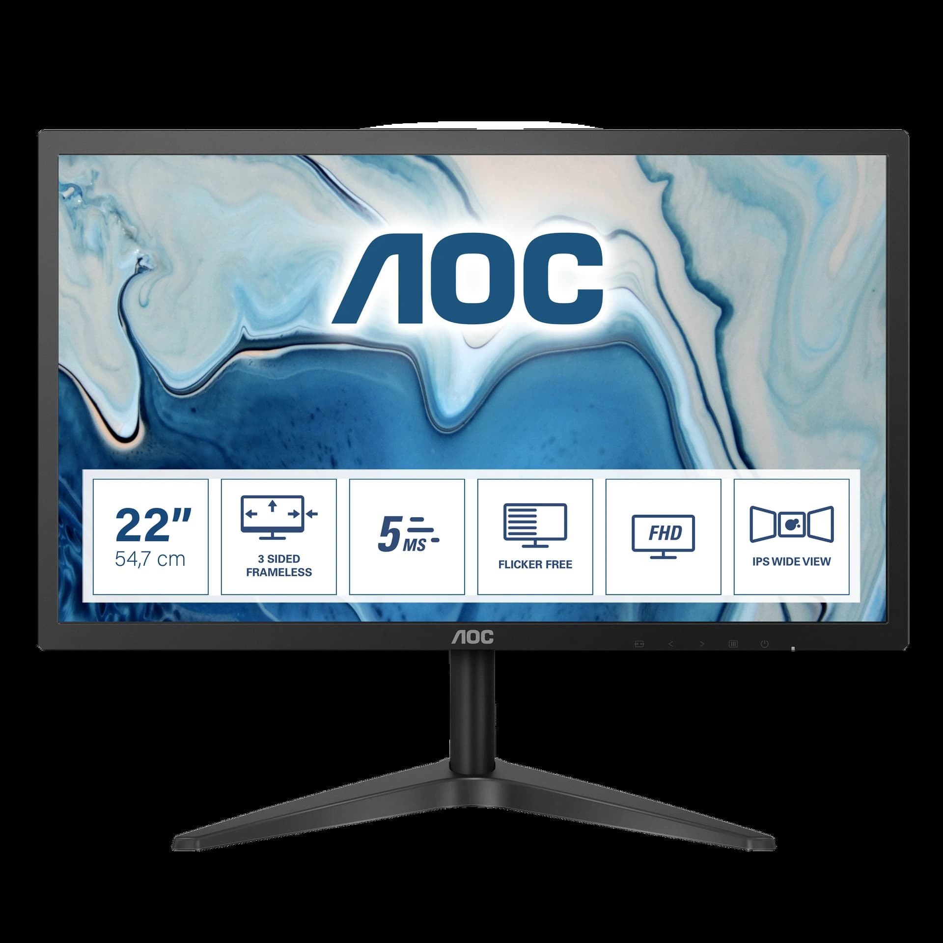 Used Monitor - 22" WIDE FHD IPS