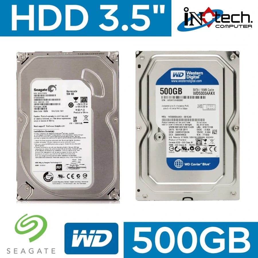 PC Hard Drive - 500 GB [WD / SEAGATE]