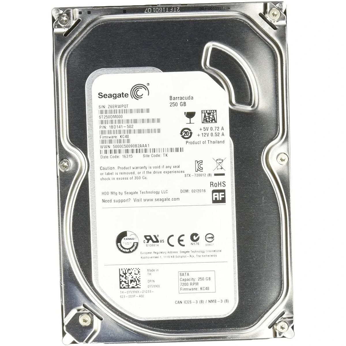 Laptop Hard Drive - 250 GB