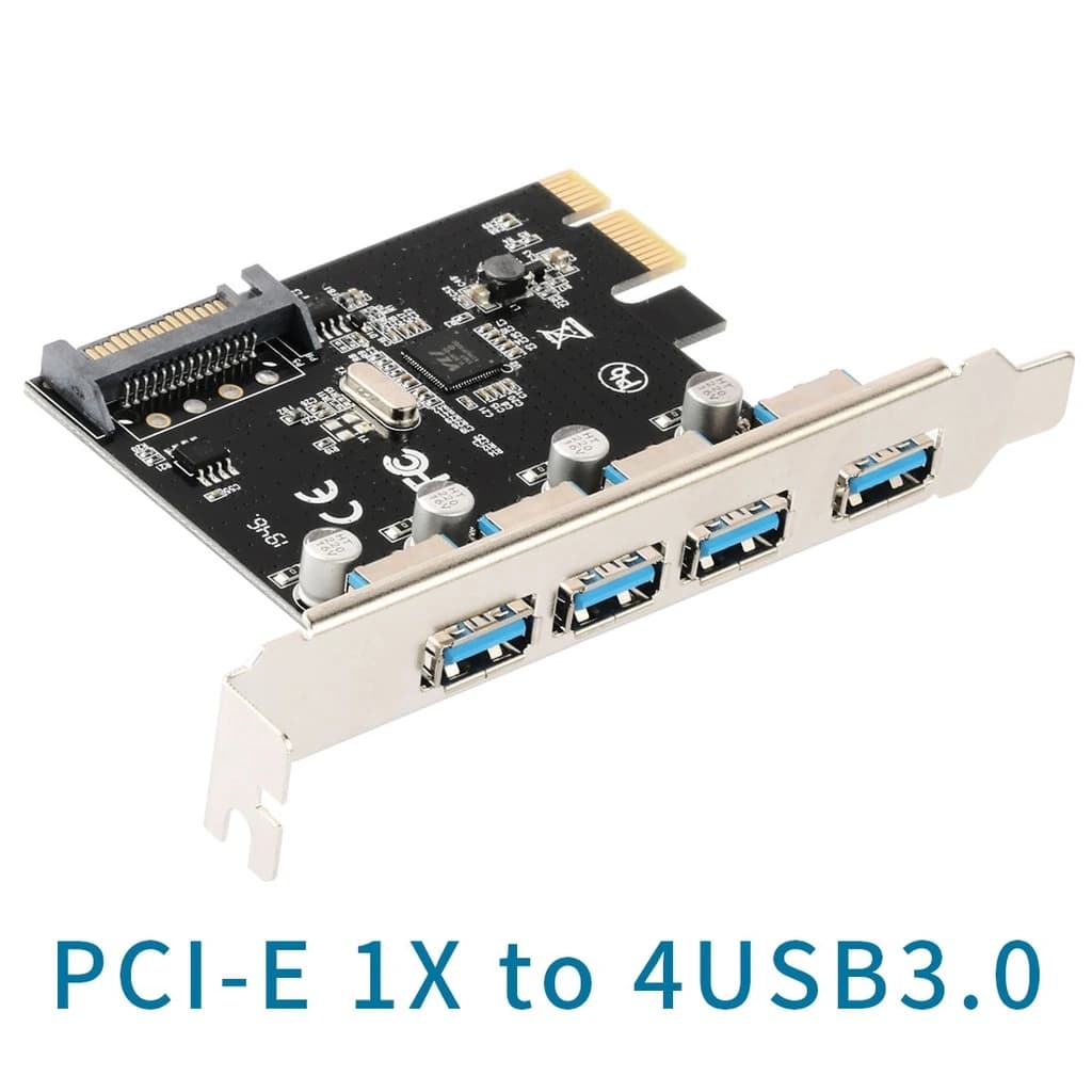 PCI-E (1X) USB 3.0 CARD 4 PORT
