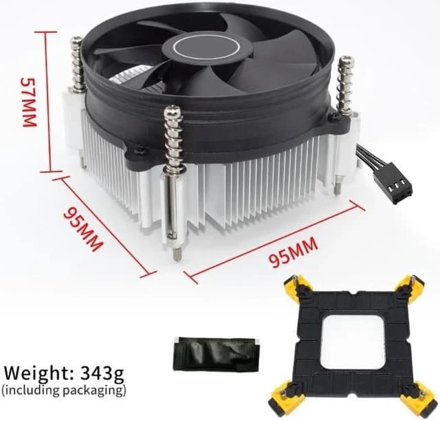AMD 1155/1150/1151 (9CM DUAL FAN)