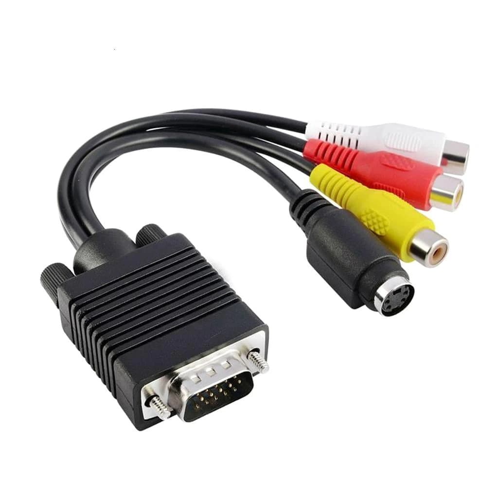 VIDEO (AV) AND S-VIDEO TO VGA