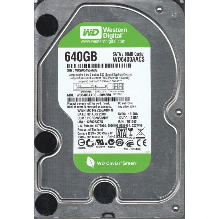 PC Hard Drive - 640 GB