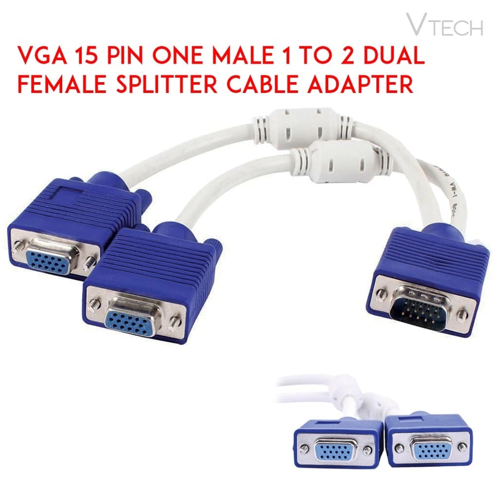 VGA SPLITTER Y CABLE