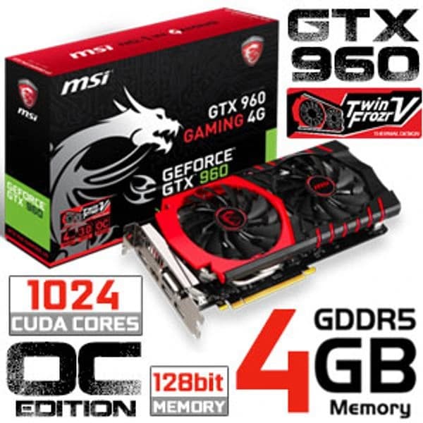 Graphics Card - 4 GB GTX 960