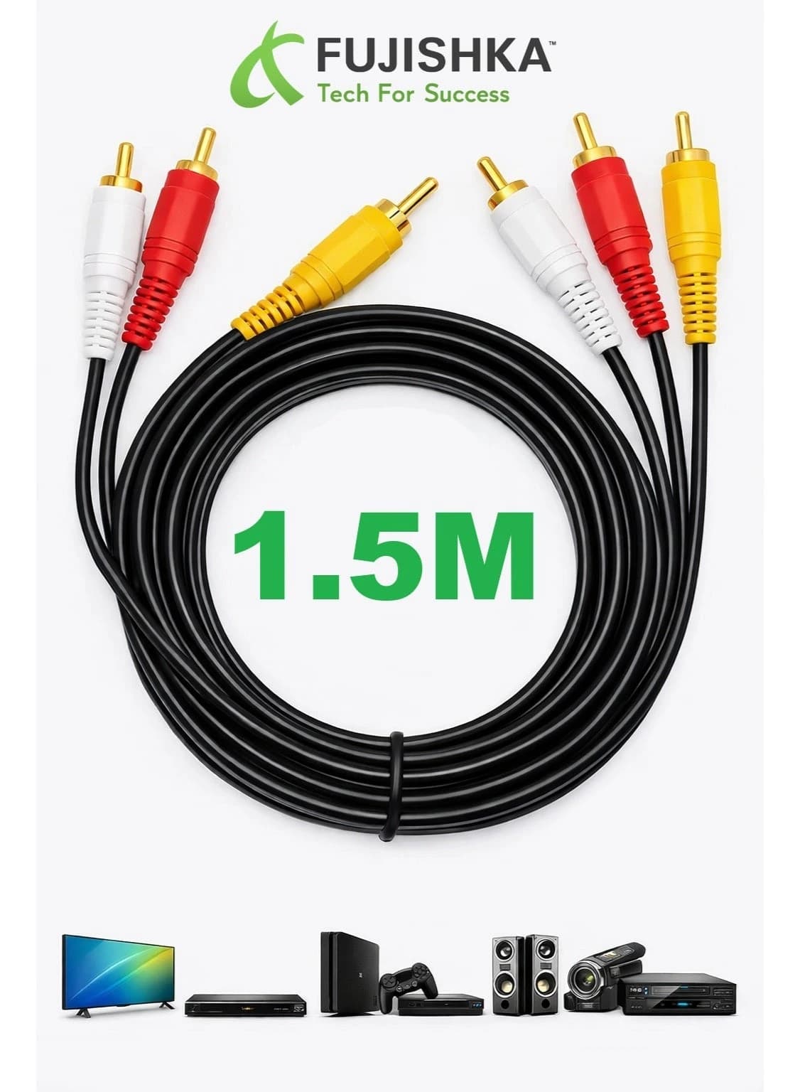 3:3 RCA CABLE 1.5 M