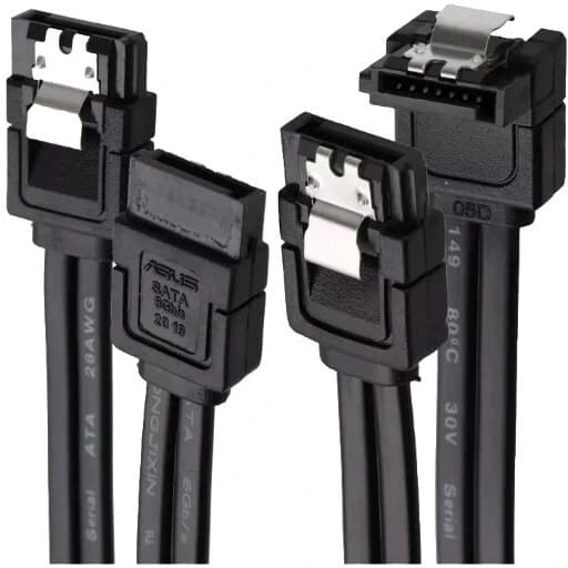 SATA DATA CABLE WITH LOCK