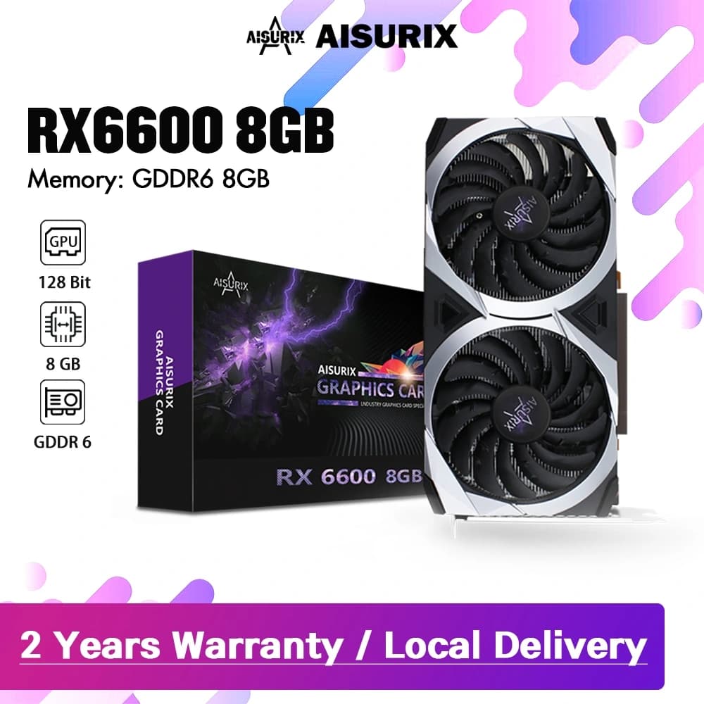 Graphics Card - RX6600 8GB