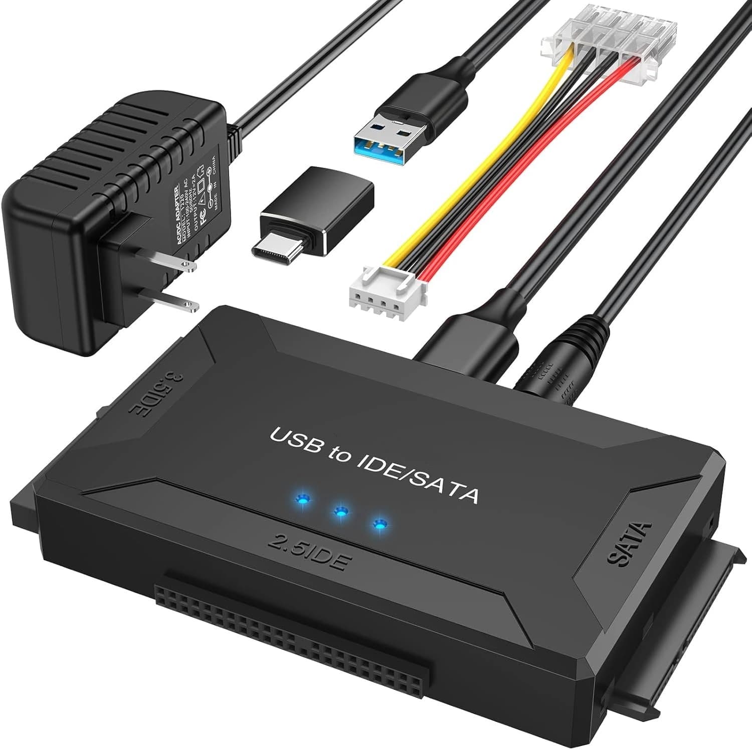 USB TO IDE SATA CONVERTER POWER ADAPTER