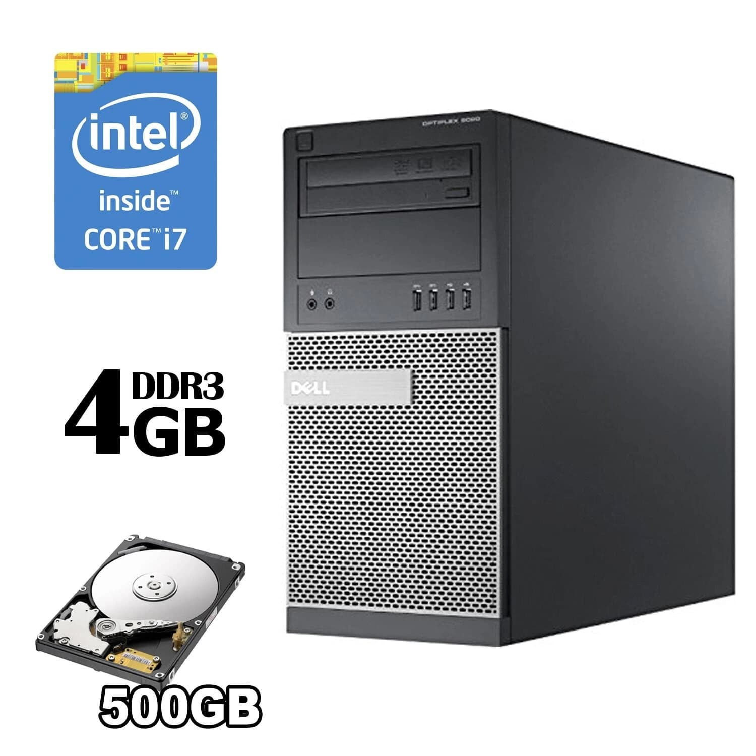 Used PC i7-4790 / 4GB / 500GB SATA HDD
